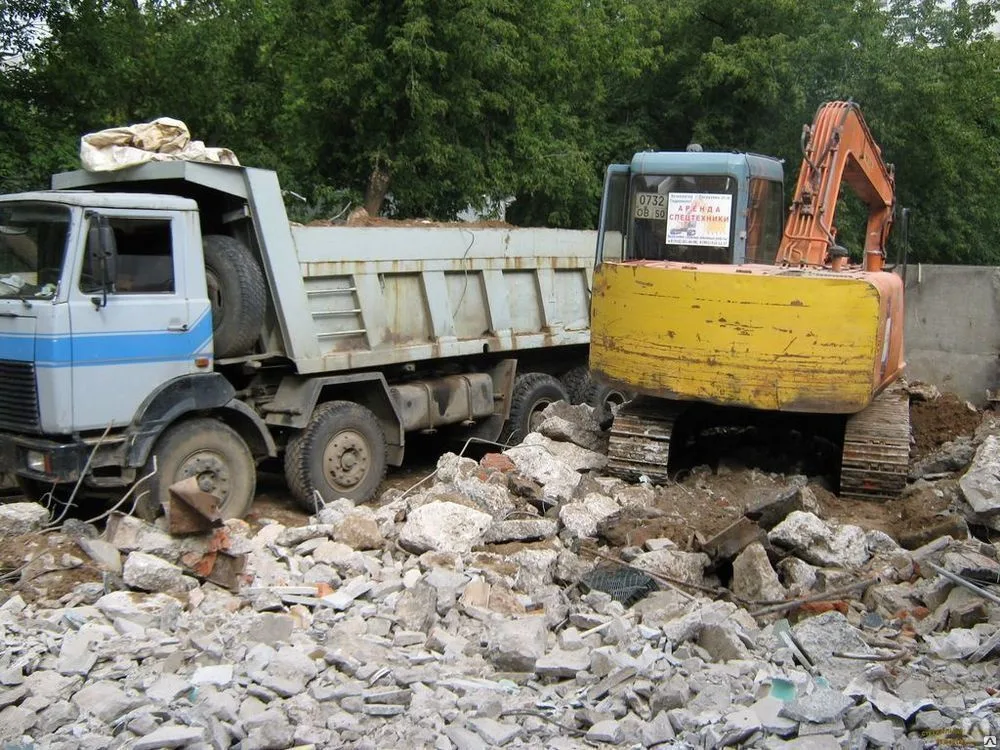 Вывоз бетонного боя и утилизация в Балашихе в октябре