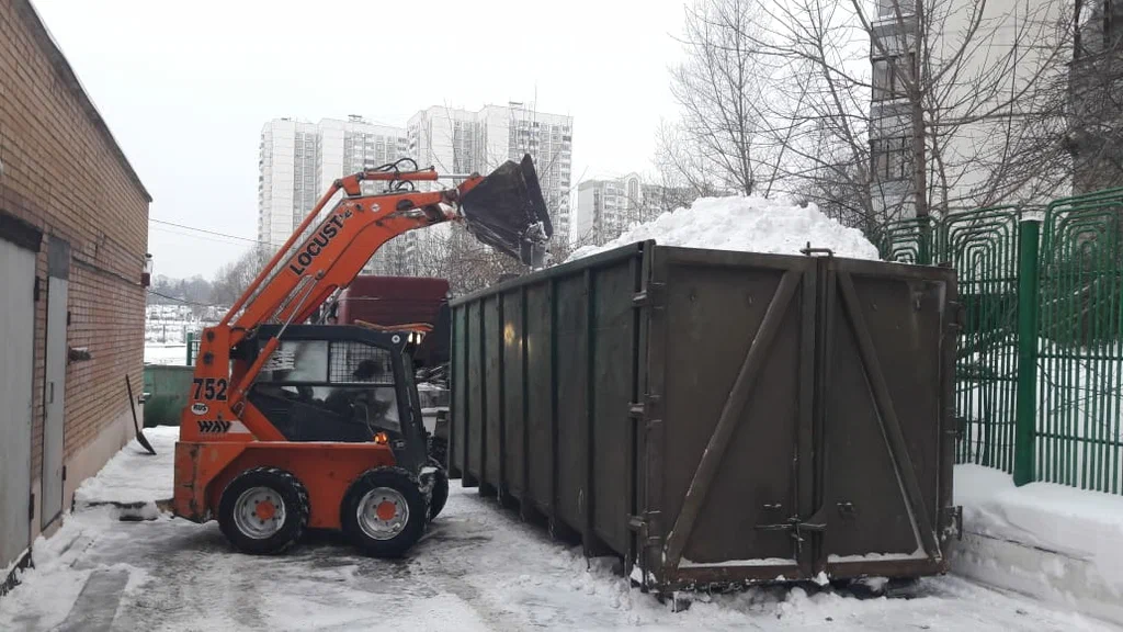 Вывоз снега контейнерами в Балашихе — цена от 3281 руб., заказать контейнер для снега в ПроМусор